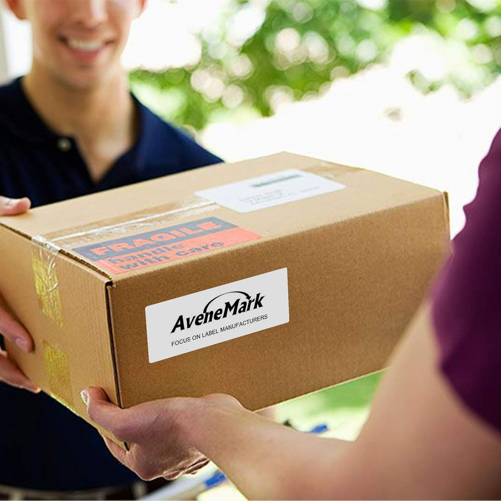 AveneMark 12 Rolls 4" x 3" Direct Thermal Labels for Barcodes Postage Address Shipping Compatible with Rollo & Zebra Desktop Printers Adhesive - 500 Labels/Roll - Image 8