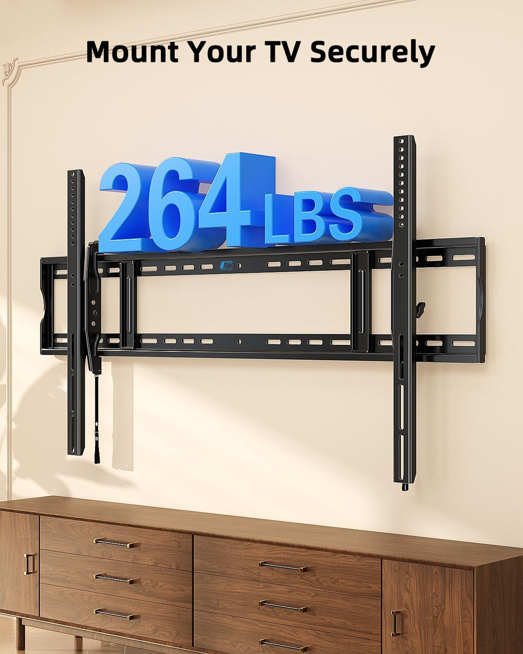 HOME VISION Heavy Duty Tilting TV Wall Mount for 65-150" TVs to 264 lbs - Image 5