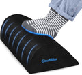 Foot Rest for Under Desk at Work, Foot Stool for Office, Footrest, Black by CloudBliss