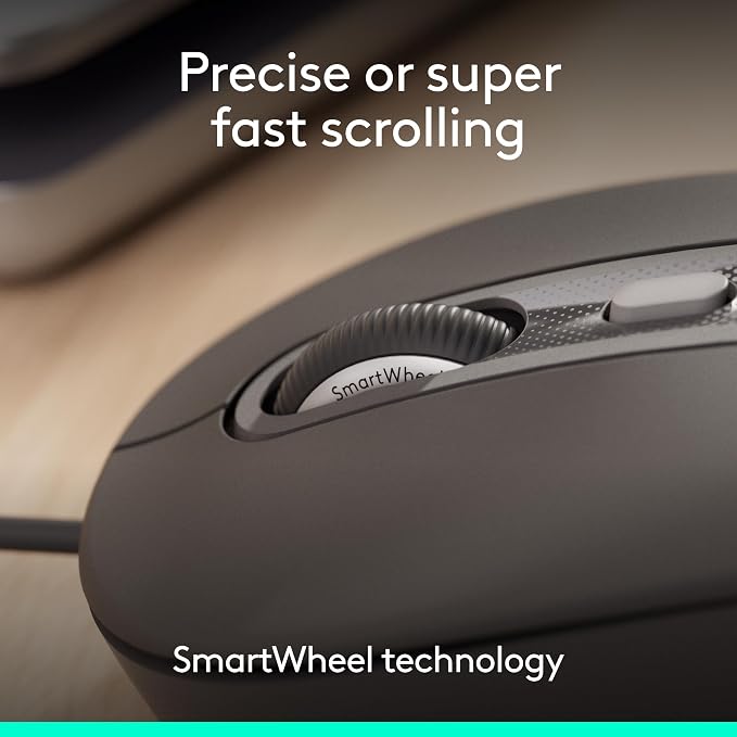 Logitech Signature Slim MK625 for Business Keyboard and Mouse - Graphite | Optical wired mouse, full-size keyboard, plug-and-play, compatible with Windows, Mac, Chrome, PC, laptops, for business - Image 4