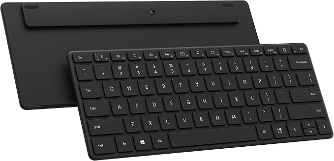 Microsoft Designer Compact Keyboard - Matte Black. Standalone Wireless Bluetooth Keyboard. Compatible with Bluetooth Enabled PCs/Mac - Image 3