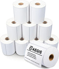 4" X 3" Direct Thermal Labels (5000 Count, 10 Rolls) by Aegis Adhesives