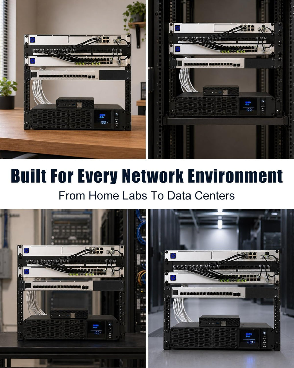 19 Inch 1U Rack Mount Fit for UniFi Switch Pro Max 16 PoE, Metal Shelf Tray - Image 7