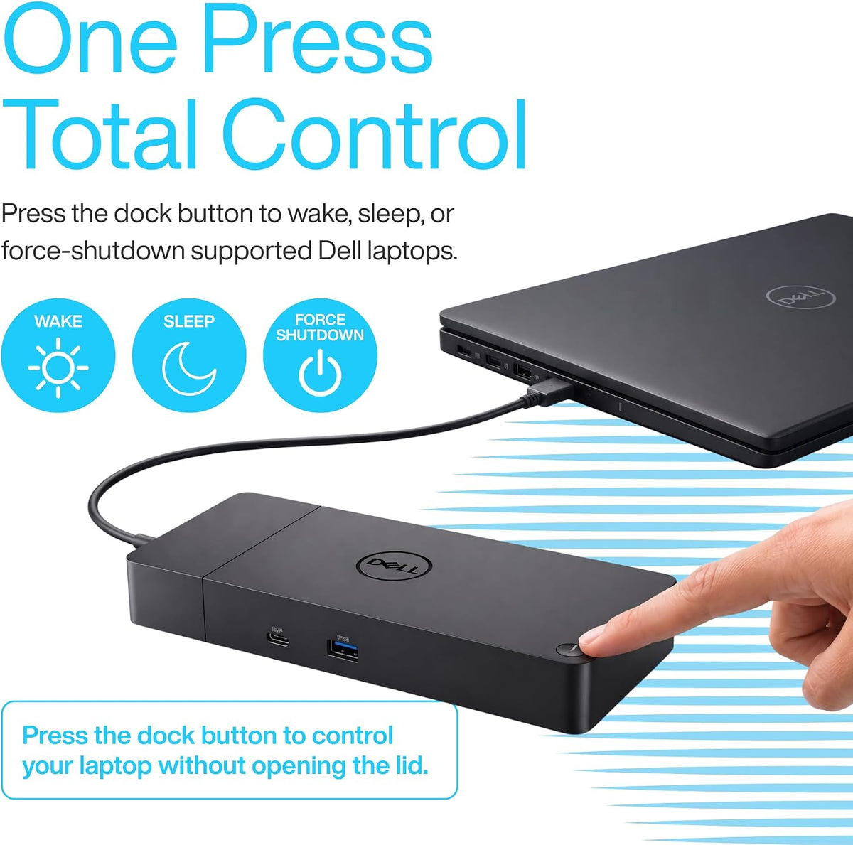 Dell WD19S Docking Station Dual Monitor - 180W USB-C, HDMI + DisplayPort | Features mini-DisplayPort, 2x USB-C & 3x USB-A 3.0 for full expansion (Renewed) - Image 6