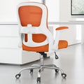 400LB Office Chair: Mesh Ergonomic Desk Chair Comfy with Lumbar Support | Computer Chair Ergonomic Gaming Chairs for Adults with Wheels&Flip up Armrests-Swivel Executive Task Chairs (Orange) by Veratric