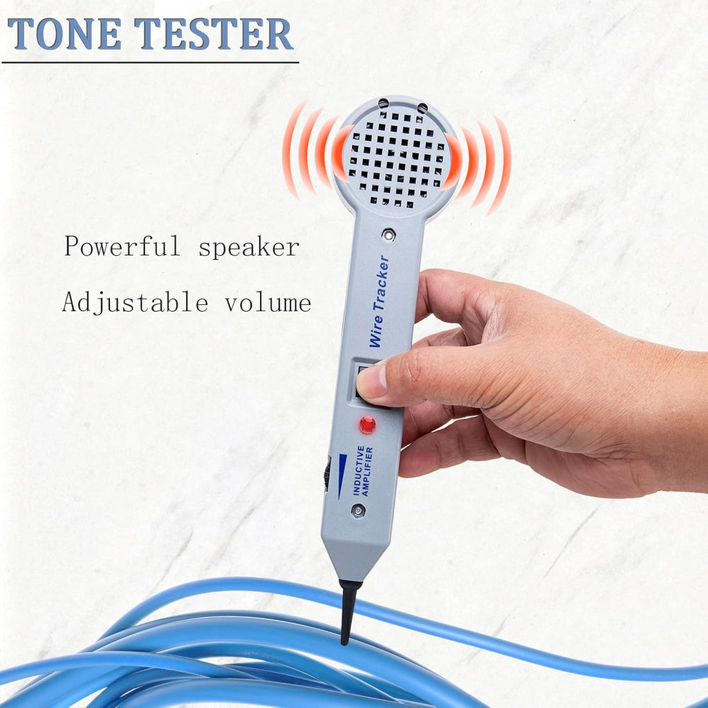 Tone Generator and Probe Kit, Toner Electrical Tool, Tone Generator kit, Wire Tracer Circuit Tester, 200EP High Accuracy Cable Tester, 77HP2 Tone and Probe Kit - Image 6