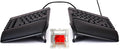 KINESIS Freestyle Edge RGB Plus Split Mechanical Keyboard | Hotswap Linear Switches | RGB | Ergonomic | Detachable Palm Support | Fully Programmable | Mac Keycaps Included | Lift Kit Included by Kinesis