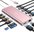 USB C Laptop Docking Station Dual Monitor 14 in 1 USB C Hub Multi Adapter by VVB