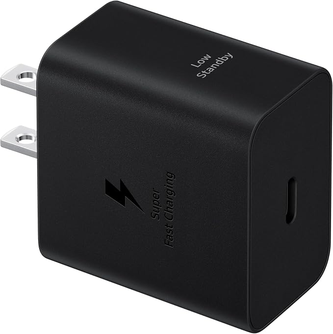Samsung 45W Wall Charger Power Adapter with Cable Included, Black | Super Fast Charging For Galaxy Phones, Tablets and USB Type C Devices, Low Standby Power Consumption, EP-T4511XBEGU - Image 3