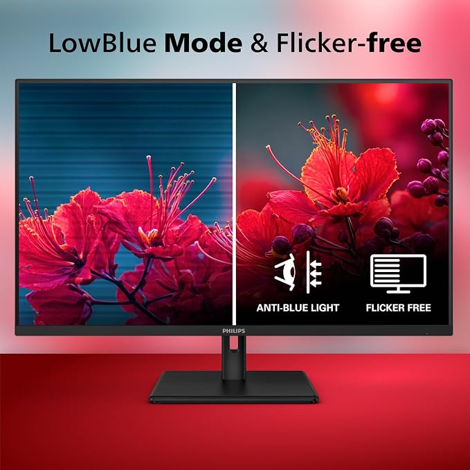 Philips 32 Inch Computer Monitor FHD 100Hz VA, 32E1N1100L | 1920×1080 LED Monitor, 1ms MPRT, HDMI 1.4, VGA, VESA, Adaptive Sync, Flicker-Free, 4yr Advance Replacement Warranty - Image 4