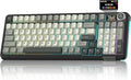 SOLAKAKA A99 Pro Wireless Mechanical Keyboard with LCD Screen & Metal Knob, 2.4GHz/BT5.0/USB-C, RGB Backlit Gaming Keyboard, Hot Swappable, Creamy Keyboard with Gasket Structure, for Win/Mac by SOLAKAKA