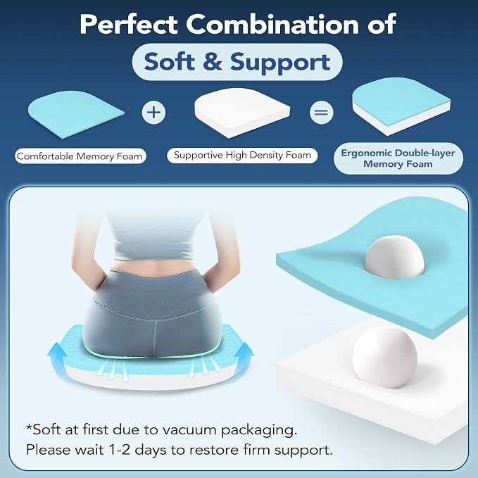 Chair Cushions for Dining Chairs, Non Slip Chair Pads with Ties and Washable Covers, Memory Foam Kitchen Chair Cushions Set of 4, 16"X16"X2.5", Dark Gray - Image 3