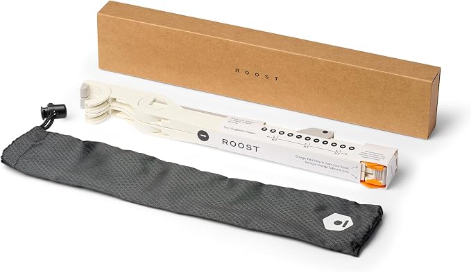 Roost V3 Plus - Ultra Portable and Adjustable Laptop Stand - Quick-Release Height Adjustment, 5 to 14 inch Screen Lift, Patented Rigid Folding Structure and Self-Adjustings Laptop Grips | Dune Color - Image 4