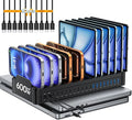20-Port 600W Charging Station for Multiple Devices with 10 Cables | GaN5 Dual 65W Multi-device Charging Dock , Fast Charger Station for Laptop Macbooks iPhone Samsung Galaxy Android Tablet by Unknown