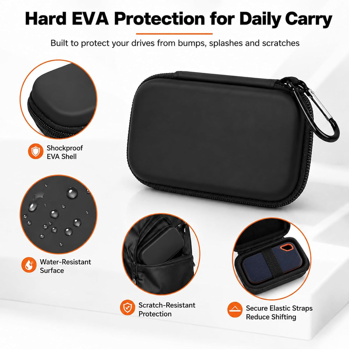 Comecase Dual SSD Case for SanDisk Extreme Portable SSD and Extreme PRO - Image 4