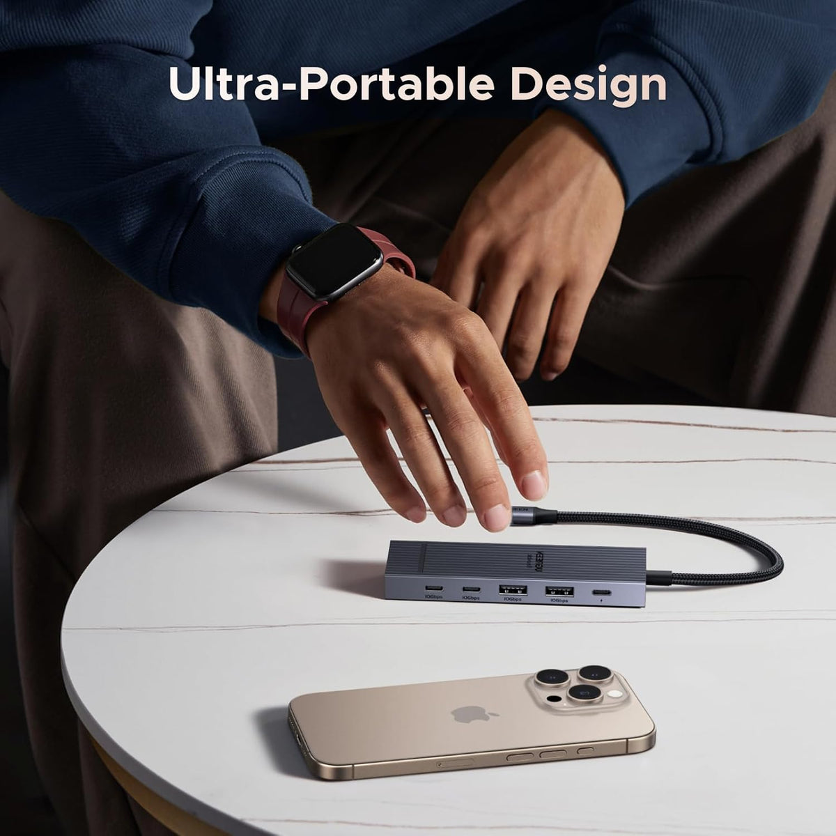 UGREEN Revodok Pro USB-C Hub 6 in 1 10Gbps 4K 60Hz HDMI - Image 6