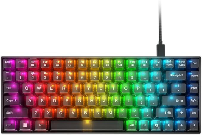 Lenovo Legion K510 Mini Pro Wired Mechanical Gaming Keyboard - 75% Compact Design, RGB Illumination, Hot-Swappable Mechanical Switches, Programable Keys by Unknown