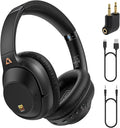 YMOO Active Noise Cancelling Headphones for Airplane Travel | LDAC Hi-Res Audio, Wired Wireless ANC, 100H Playtime Over Ear Headphones, Custom EQ via App, Bluetooth 6.0 Headset for All by YMOO