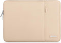 MOSISO Laptop Case 14 inch, Laptop Sleeve Bag with Pocket | Compatible with HP Lenovo Dell ASUS Acer, HP Stream, Dell Latitude, Polyester Vertical Computer Bag, Apricot by MOSISO