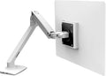 Ergotron – MXV Single Monitor Arm, VESA Desk Mount – for Monitors Up to 34 Inches, 7 to 20 lbs – White by Unknown
