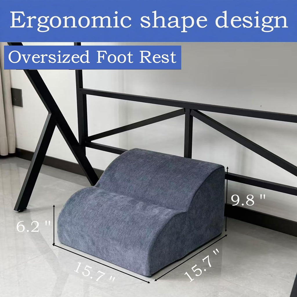 Foot Rest for Under Desk at Work.Multifunctional 3-Tier Foot Stool - Image 2