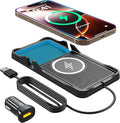Wireless Car Charger Pad for iPhone 17/16/15/14/13/12 & Samsung, Non Slip Fast Wireless Charging Pad for Car Dashboard Console, Portable USB A Phone Charger for Vehicle SUV Truck Travel by WirelessCarCharger