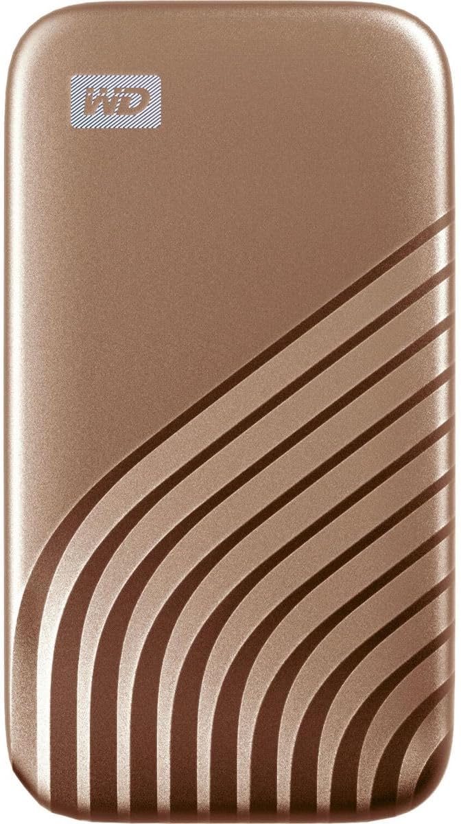 Western Digital 2TB My Passport SSD Portable External Solid State Drive, Gold, Sturdy and Blazing Fast, Password Protection with Hardware Encryption - WDBAGF0020BGD-WESN - Image 2