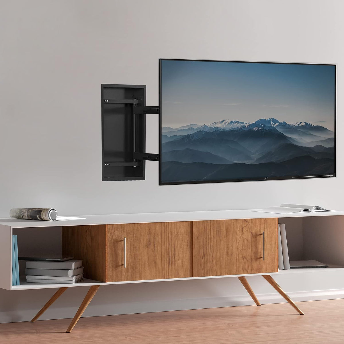 VIVO 50-75 in Recessed TV Wall Mount, Holds 110 lbs - Image 2