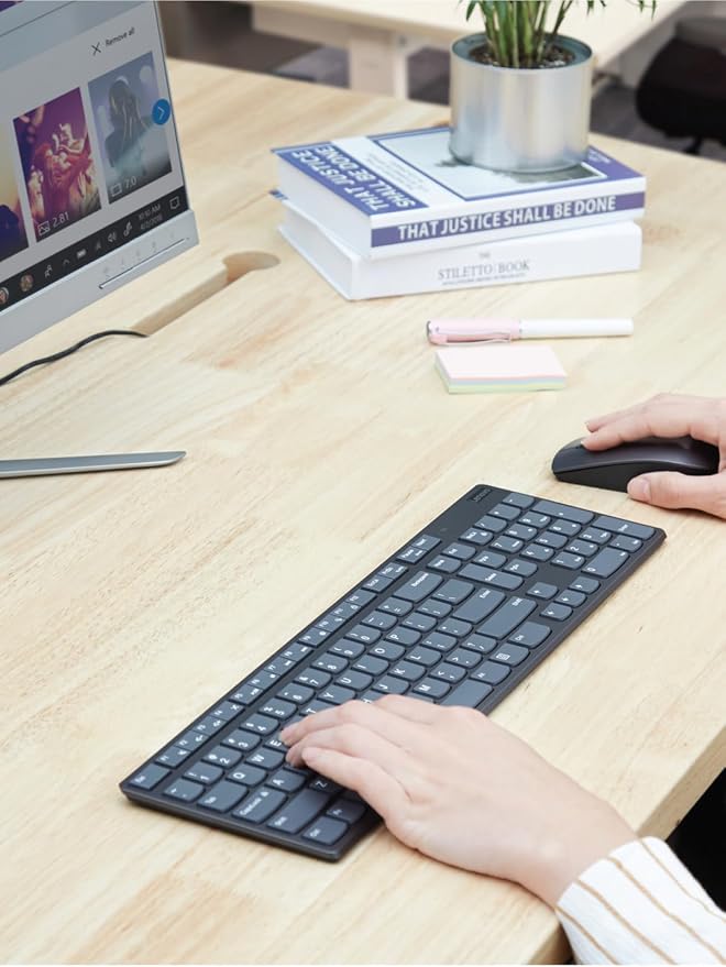 Lenovo 300 Wireless Keyboard, Black - Image 7