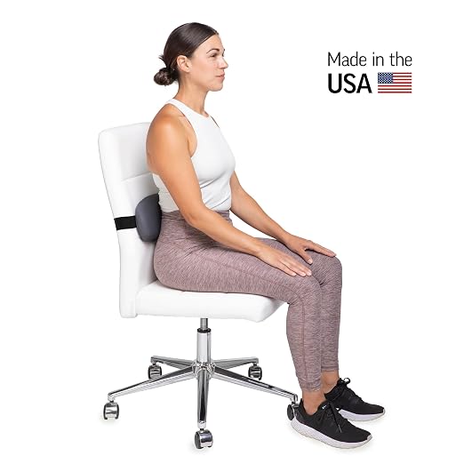 OPTP The Original McKenzie SuperRoll – Low Profile Lumbar Pillow, USA-Made | Office chair lumbar support, car back support seat cushions and travel, the preferred lumbar cushion by physical therapists - Image 2