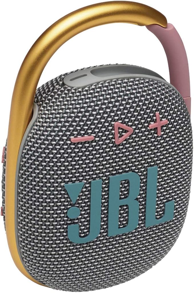 JBL Clip 4 - Portable Mini Bluetooth Speaker, big audio and punchy bass, integrated carabiner, IP67 waterproof and dustproof, 10 hours of playtime, speaker for home, outdoor and travel (Grey) - Image 3
