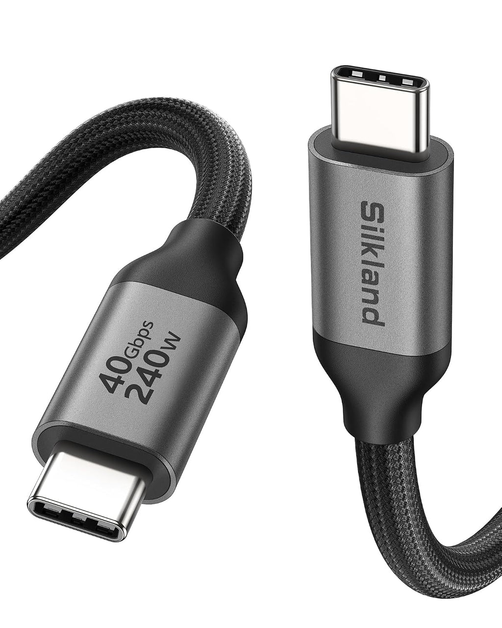 Silkland 40Gbps USB 4 for Thunderbolt 4 Cable 6.6FT, 8K/Dual 4K, 240W PD3.1 by Silkland