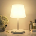 Kakanuo White Cordless Shower Lamp Waterproof, Rechargeable Table Lamp with 4000mAh Battery, Touch Dimmable Desk Light for Outdoor, Kitchen, Bathroom, Camping, Patio, IP54 by KakanuoLightings
