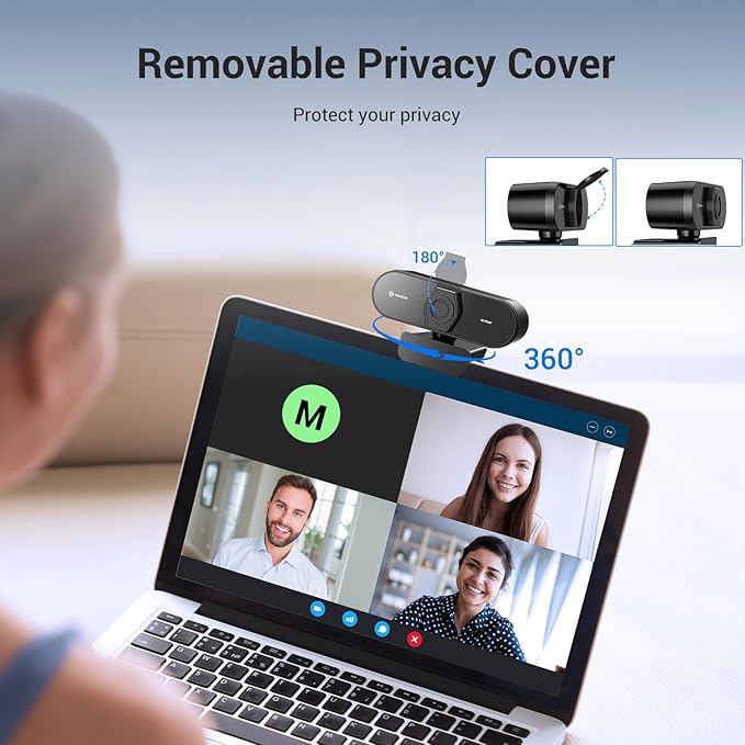 N newline 4K Webcam for PC with PDAF Autofocus, Privacy Cover, Dual Microphones, 4K@30FPS & 1080P@60FPS, Auto Light Correction, Plug & Play USB Camera for Laptop, Mac & Desktop, Streaming - Image 7