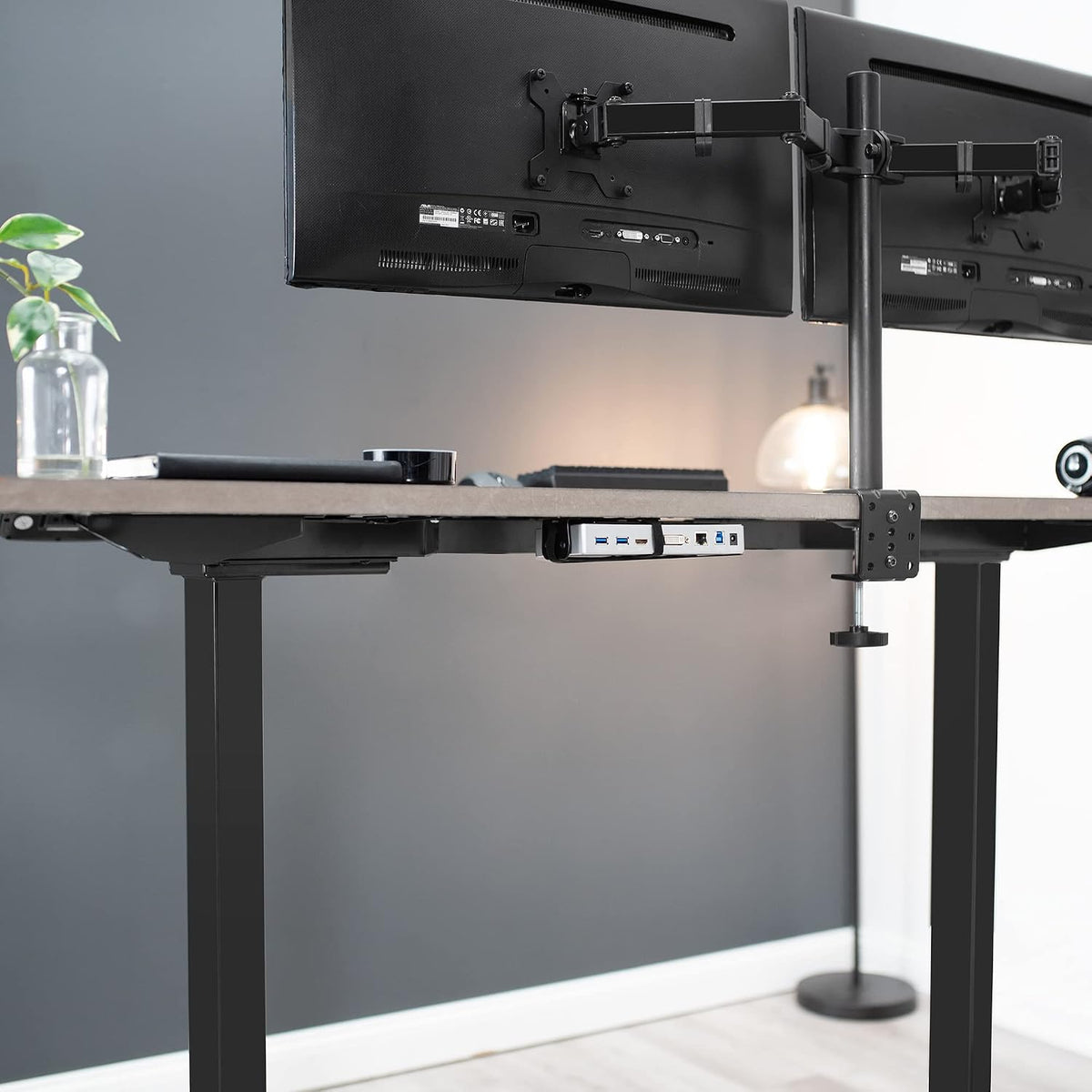 VIVO Universal Docking Station Mount for Workstation, Up to 10 in Wide - Image 8