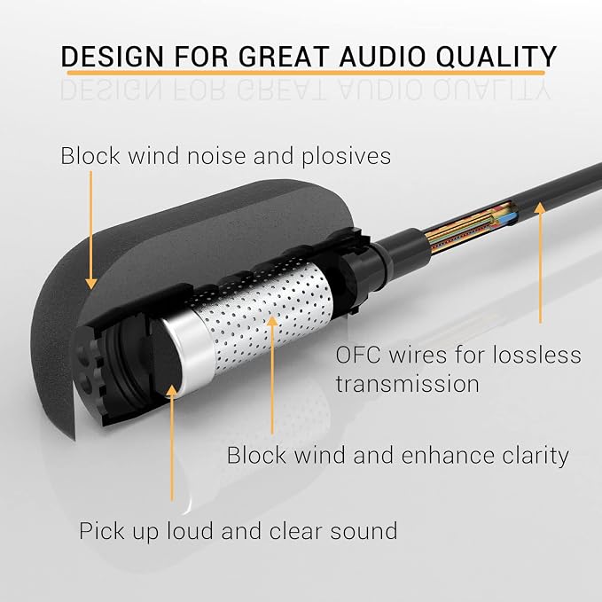USB C Microphone, Type C Lavalier Lapel Clip MIC Compatible with Samsung Galaxy S25/S24/S23, Ultra Tab S11/S10/S9/S8, iPhone 17/16/15 Pro Max, iPad Pro 13/12.9/11, Pixel 10/9/8/7 Pro, 10 Feet - Image 4