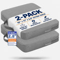 Extra Thick Stadium Seat Cushion - Bleacher Seat Cushion, Stadium Cushion | Waterproof, 2.8" Bleacher Cushions for Adults, Lightweight Stadium Seat Pad, 2-Pack Gray Portable Seat Cushion with Handle by Unknown
