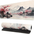 Gaming Mouse Pad Desk Pad,Extended Big Mouse Pad,31.5x11.8 Inch Long Computer Keyboard Mouse Mat Mousepad with 3mm Non-Slip Base and Stitched Edge for Gaming and Office by Brecoy