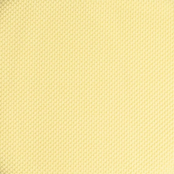 Sweet Home Collection Chair Cushion Memory Foam Pads Honeycomb Pattern Slip Non Skid Rubber Back Rounded Square 16" x 16" Seat Cover, 6 Pack, Yellow - Image 2