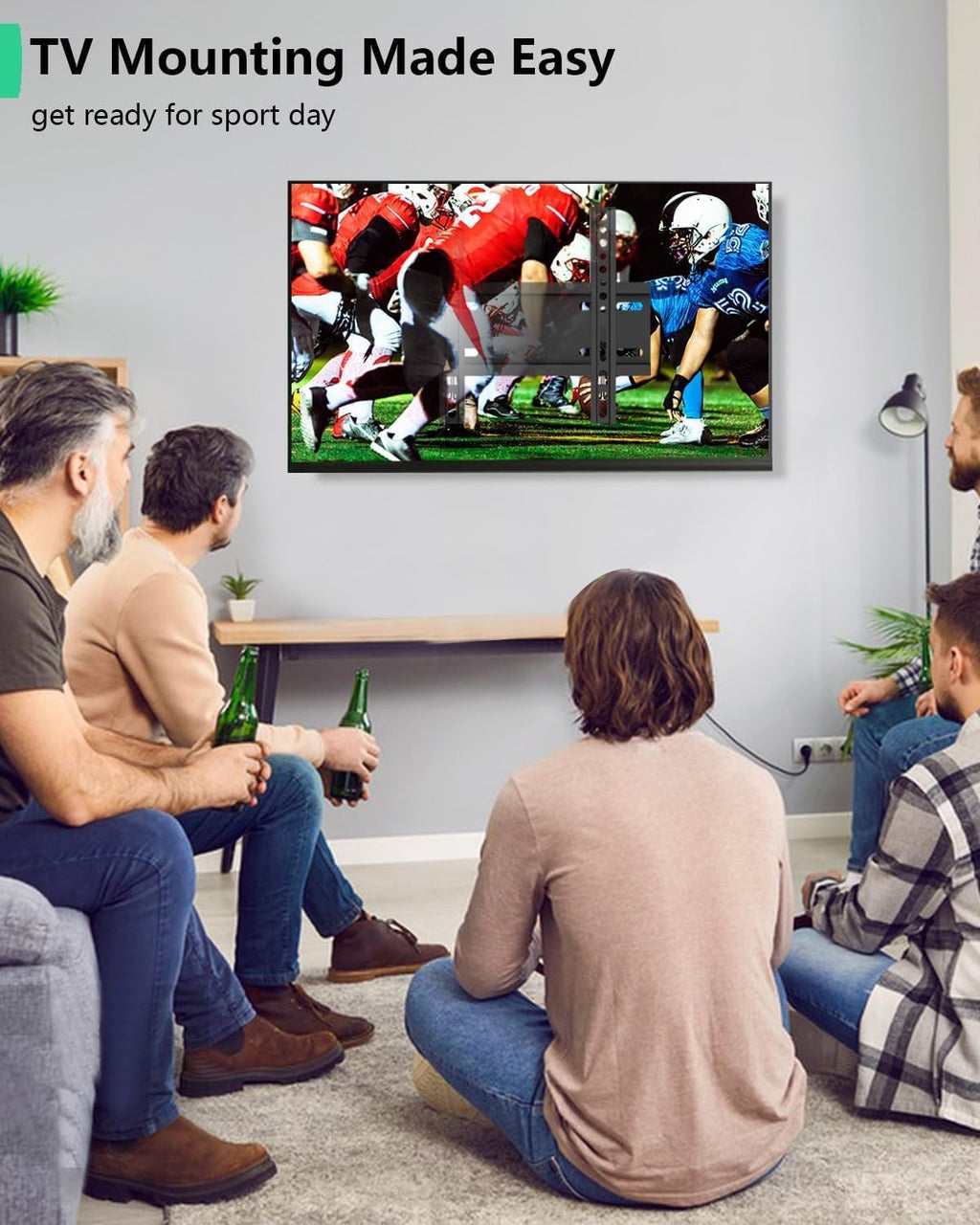 Fixed TV Wall Mount for 14-43 Inches Flat Screen TVs & Monitors - Image 6