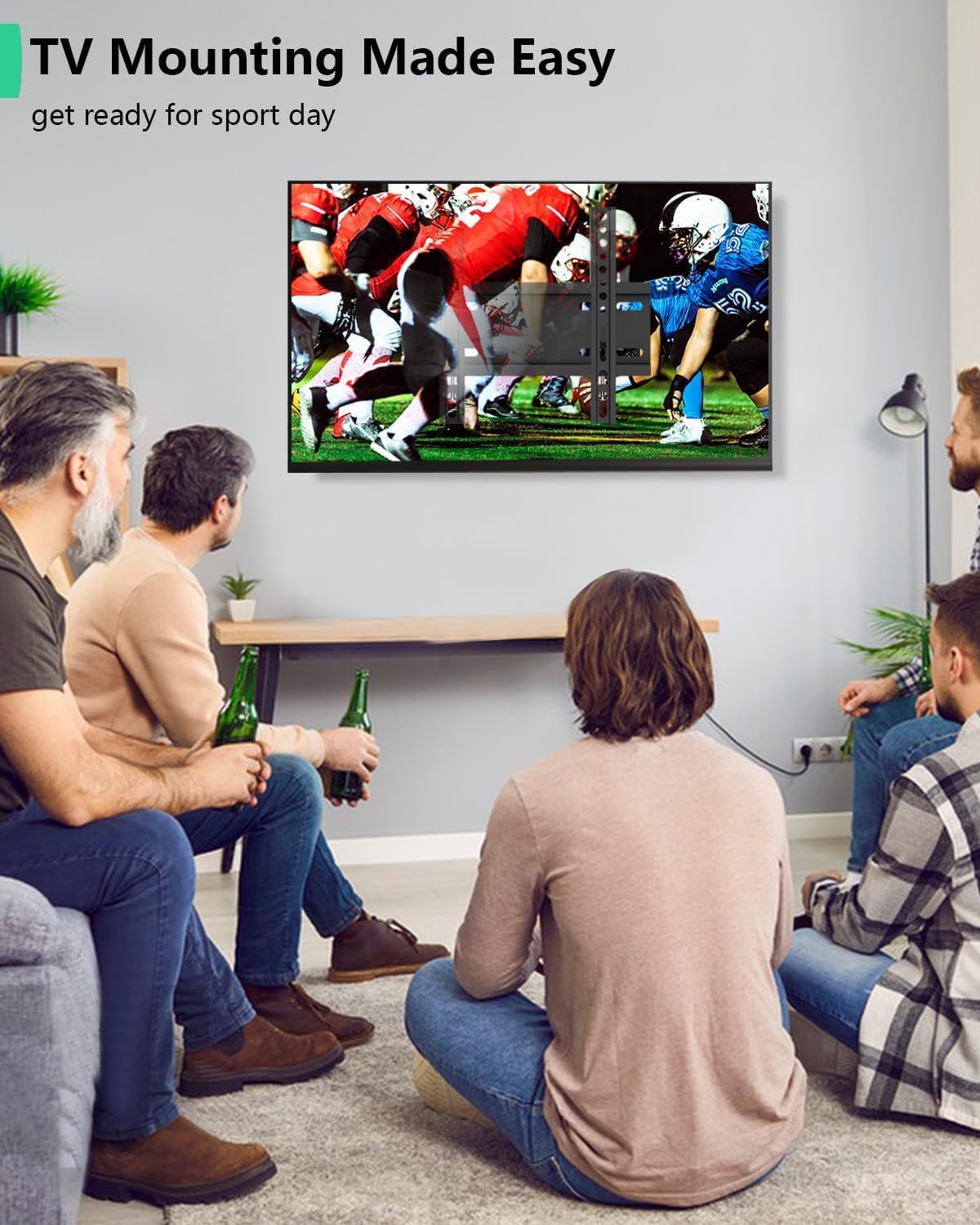 Fixed TV Wall Mount for 14-43 Inches Flat Screen TVs & Monitors - Image 6