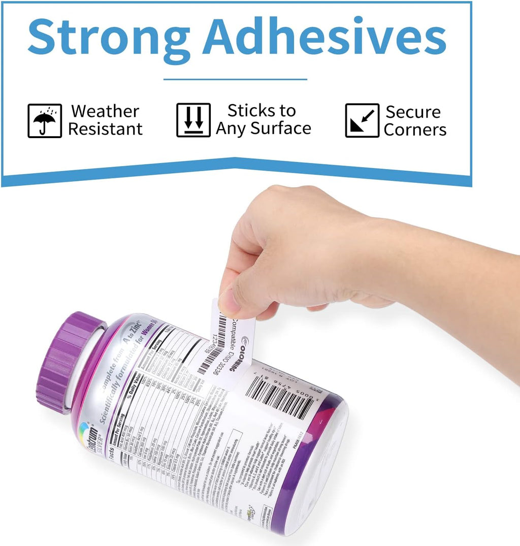 Compatible with Dymo 30336(1" x 2-1/8") LabelWriter Address & Barcode Label - Image 5