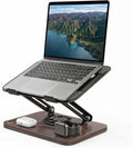Laptop Stand for Desk,Adjustable Computer Stand with 360° Rotating Base,Foldable & Portable Laptop Stand,Ergonomic Laptop Riser for Collaborative Work,Fits up to 15.6" Notebooks/Laptops by Electmagic