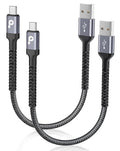 USB C Cable Fast Charging, 2Pack 1FT USB A to USB C Charge Cable Short | USB Type C Charging Cord Compatible with iPhone 17/16/15/Samsung Galaxy S20 S10/Google/Plus Note 10 9 8 by PRAKIE
