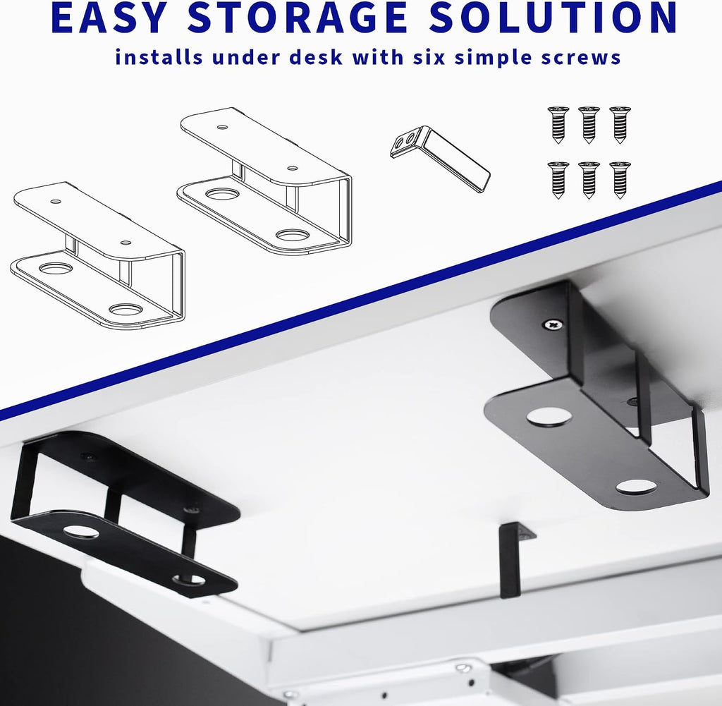 VIVO Black Under Desk Laptop Storage Mount, Mount-UDLS1 - Image 6