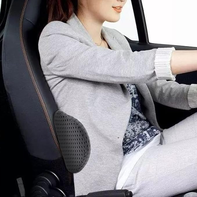 Lumbar Pillow, Memory Foam Lumbar Support Pillow for Office Chair and Car Seat, Back Support Pillow for Lower Back Pain Relief, Support Cushion Back Pillow for Sleeping, Driving, Resting - Image 5
