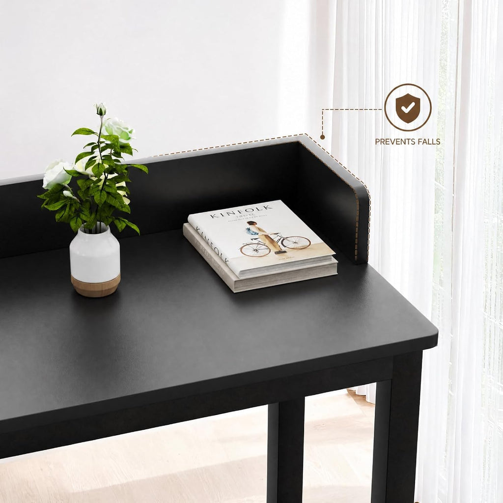 Clevich Overbed Table with Wheels, 16" D x 71" W x 41" H Mobile Bed Desk - Image 3