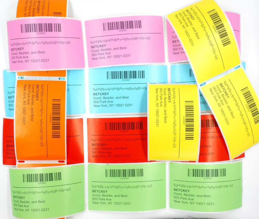 BETCKEY Replace for Brother DK-2205 2.4 in x 100 ft Orange Labels[1 Roll] - Image 5