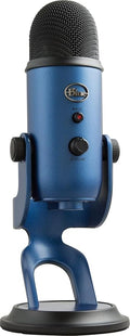 Logitech Creators Blue Yeti USB Microphone for PC, Mac, Gaming, Streaming, Podcasting, Studio and Computer Condenser Mic with Blue VO!CE Effects, 4 Pickup Patterns, Plug and Play - Midnight Blue | Mac, Gaming, Streaming, Podcasting, Studio and Computer... by Unknown