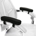 Memory Foam Chair Armrest Pad, Comfy Office Chair Arm Rest Cover for Elbows and Forearms Pressure Relief(Set of 2) by Sunnors
